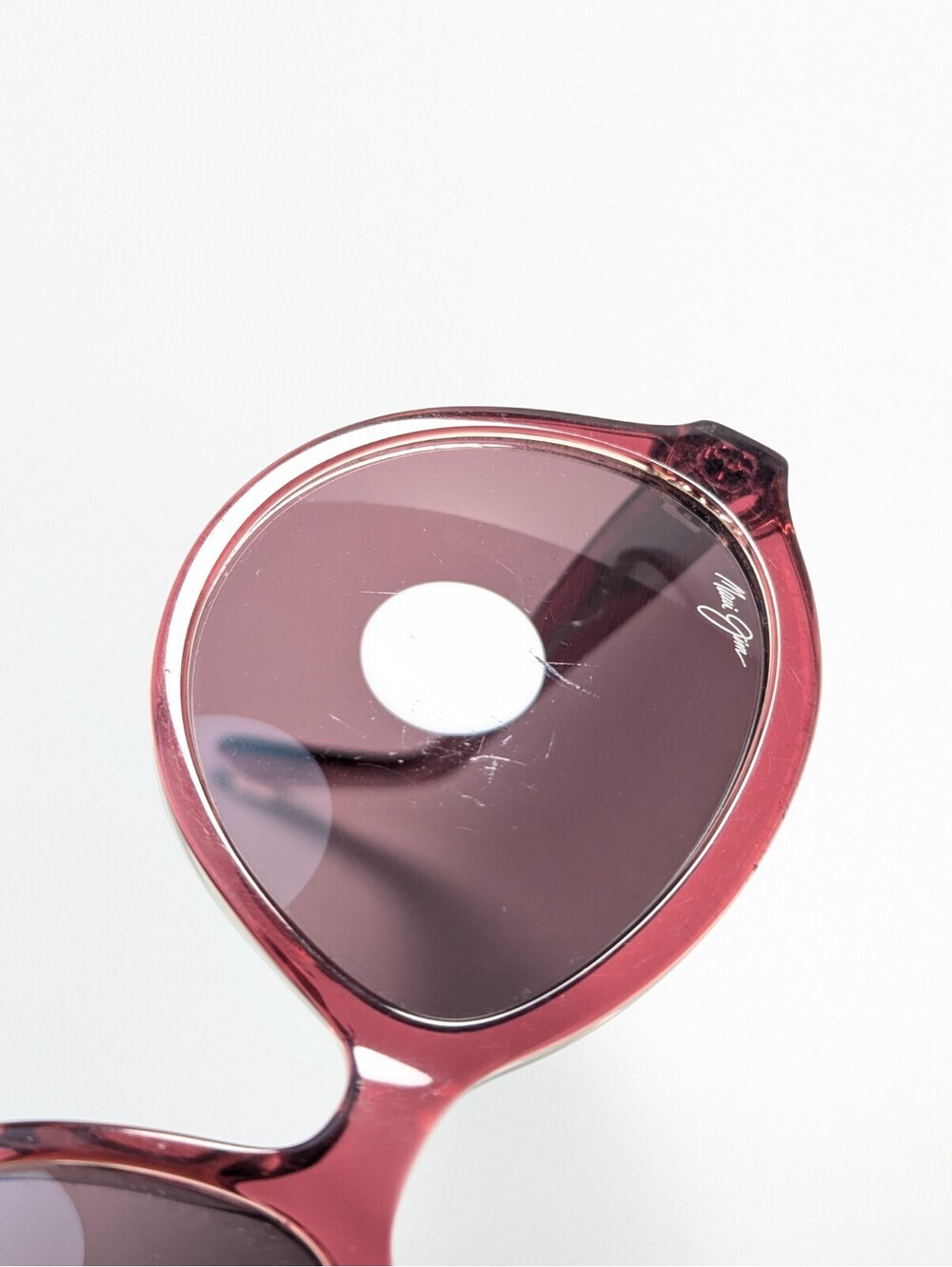 Maui Jim MJ828-520 Mariana Pink Gradient Red Rose Oval Sunglasses 55-18-140 - Picture 7 of 9